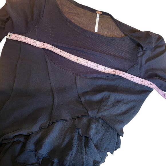 Free People Love Me, Love Me Not Mini Dress Black Small - Picture 7 of 8